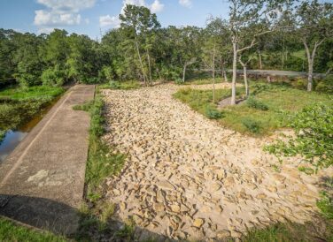 Buescher State Park Dam side view